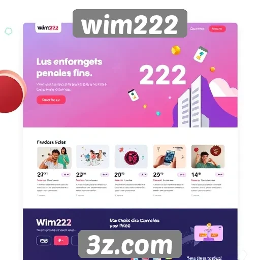 design do site wim222 prioriza a usabilidade